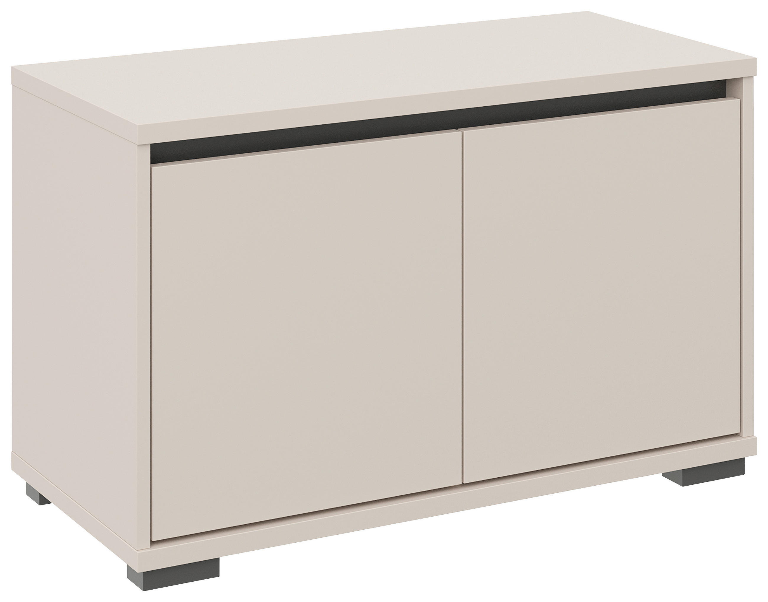 GARDEROBENBANK  in 80/50/38 cm  - Kaschmir/Anthrazit, MODERN, Kunststoff (80/50/38cm) - Xora