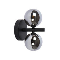 WANDLEUCHTE - Schwarz, Design, Glas (12/15/22cm) - Lucide