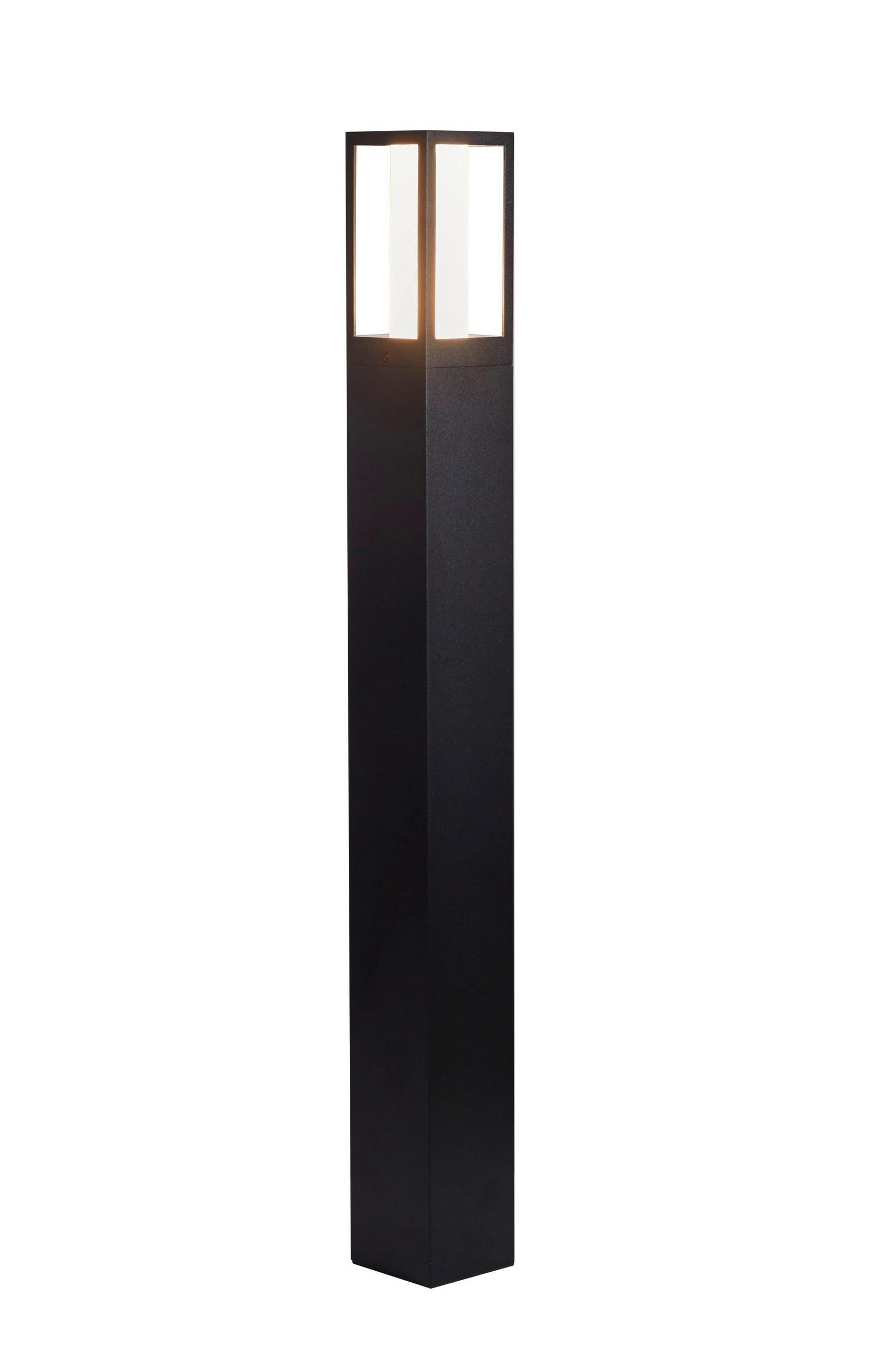 WEGELEUCHTE Avenue 7,5/73 cm  - Hellgrau/Schwarz, Design, Kunststoff/Metall (7,5/73cm)