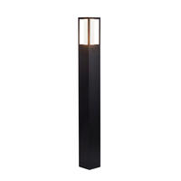 WEGELEUCHTE Avenue 7,5/73 cm  - Hellgrau/Schwarz, Design, Kunststoff/Metall (7,5/73cm)