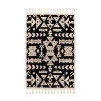 KOBEREC S VYSOKÝM VLASEM, 160/230 cm, černá - černá, Konvenční, textil (160/230cm)