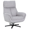 RELAXSESSEL Cord    - Schwarz/Grau, Design, Textil/Metall (79/108/89cm)