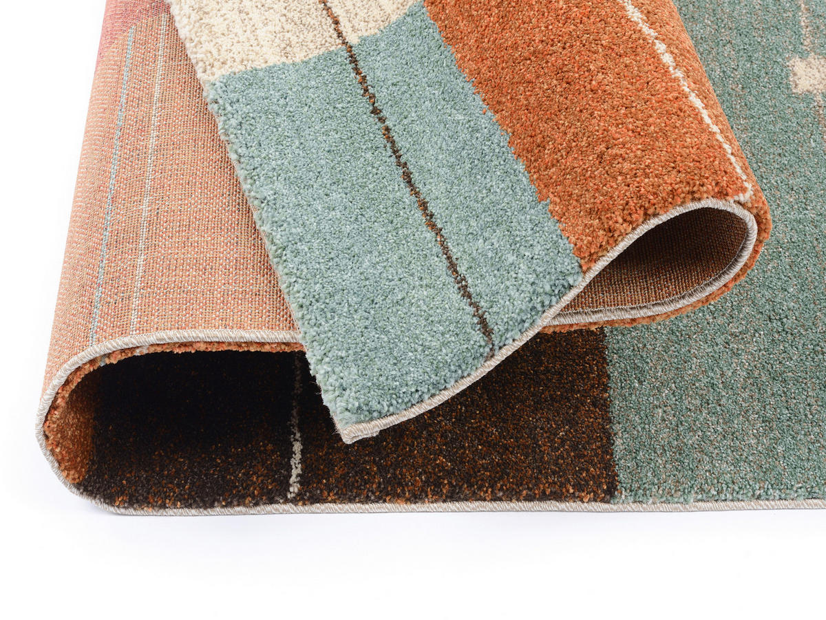 WEBTEPPICH 120/170 cm Palazzo Alto Terracotta  - Terracotta, Design, Textil (120/170cm) - Novel