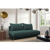 SCHLAFSOFA in Velours Blau  - Blau/Goldfarben, Design, Textil/Metall (200/90/97cm) - MID.YOU