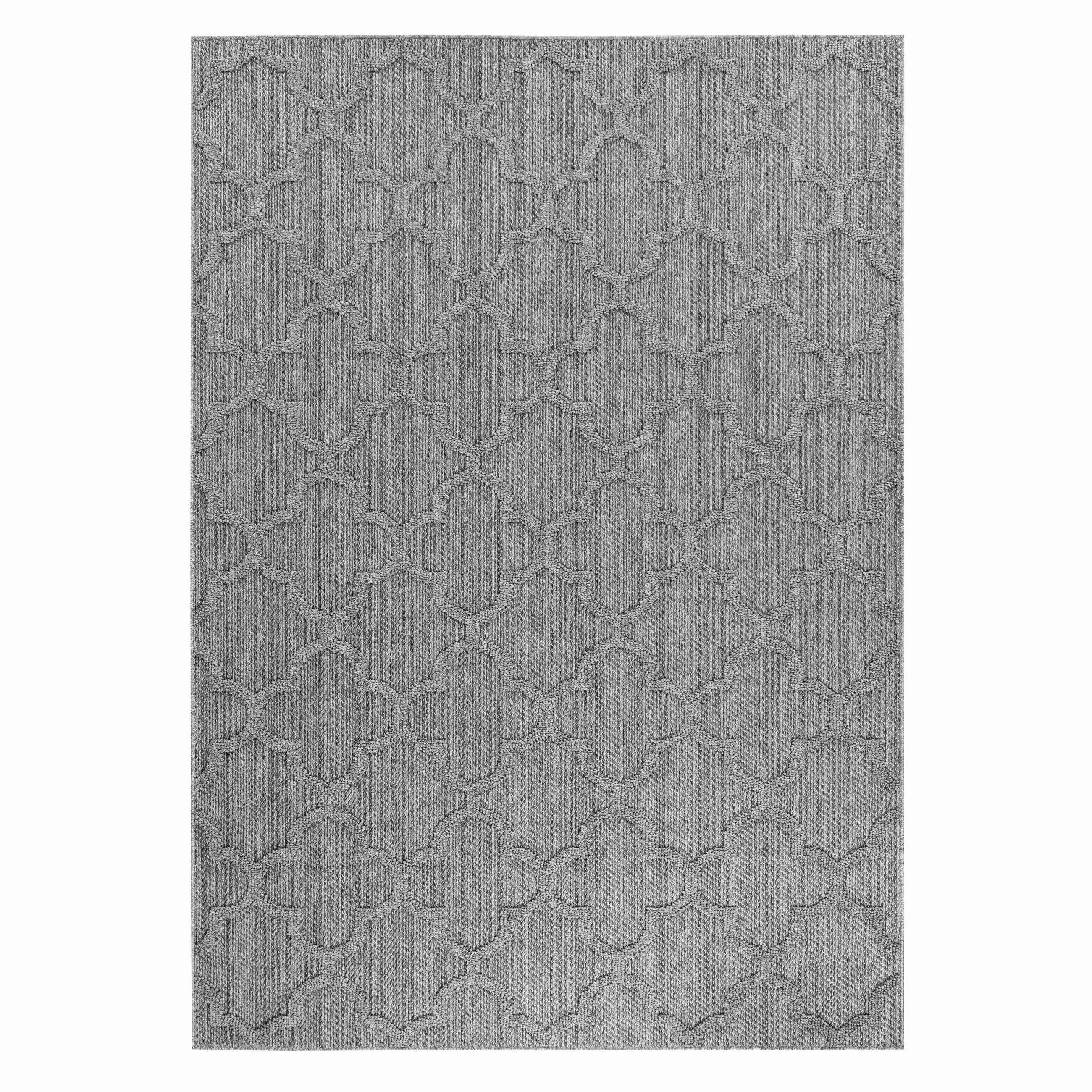 PREPROGA ZA ZUNANJO UPORABO Patara 160/230 cm tkano siva - siva, Design, tekstil (160/230cm) - Novel