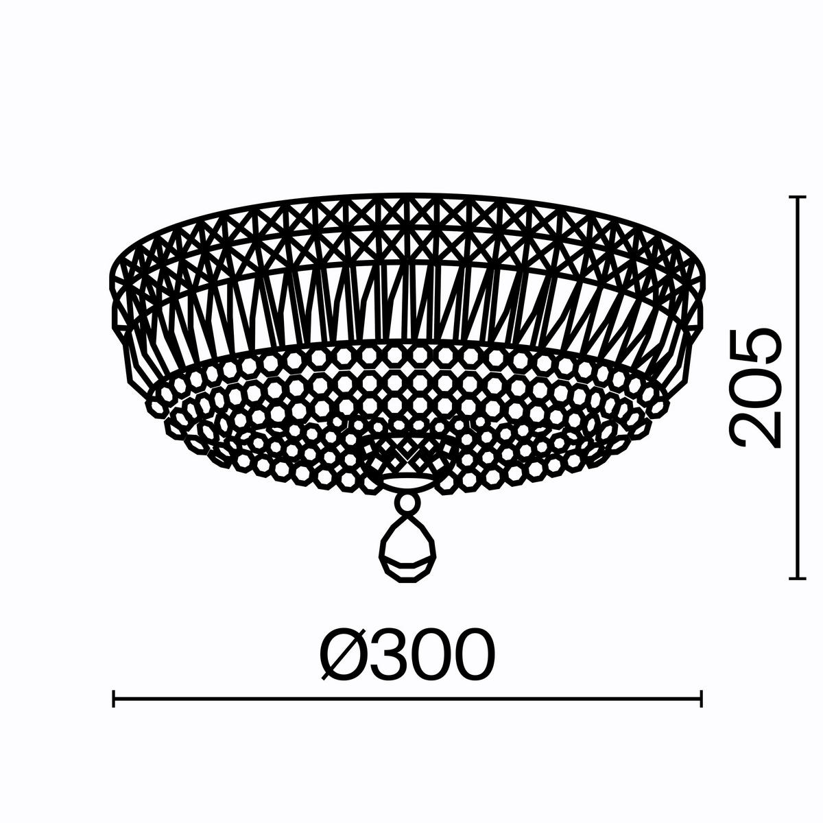LUSTER, 30/18/30 cm - zlatá, Trend, kov/sklo (30/18/30cm) - MAYTONI