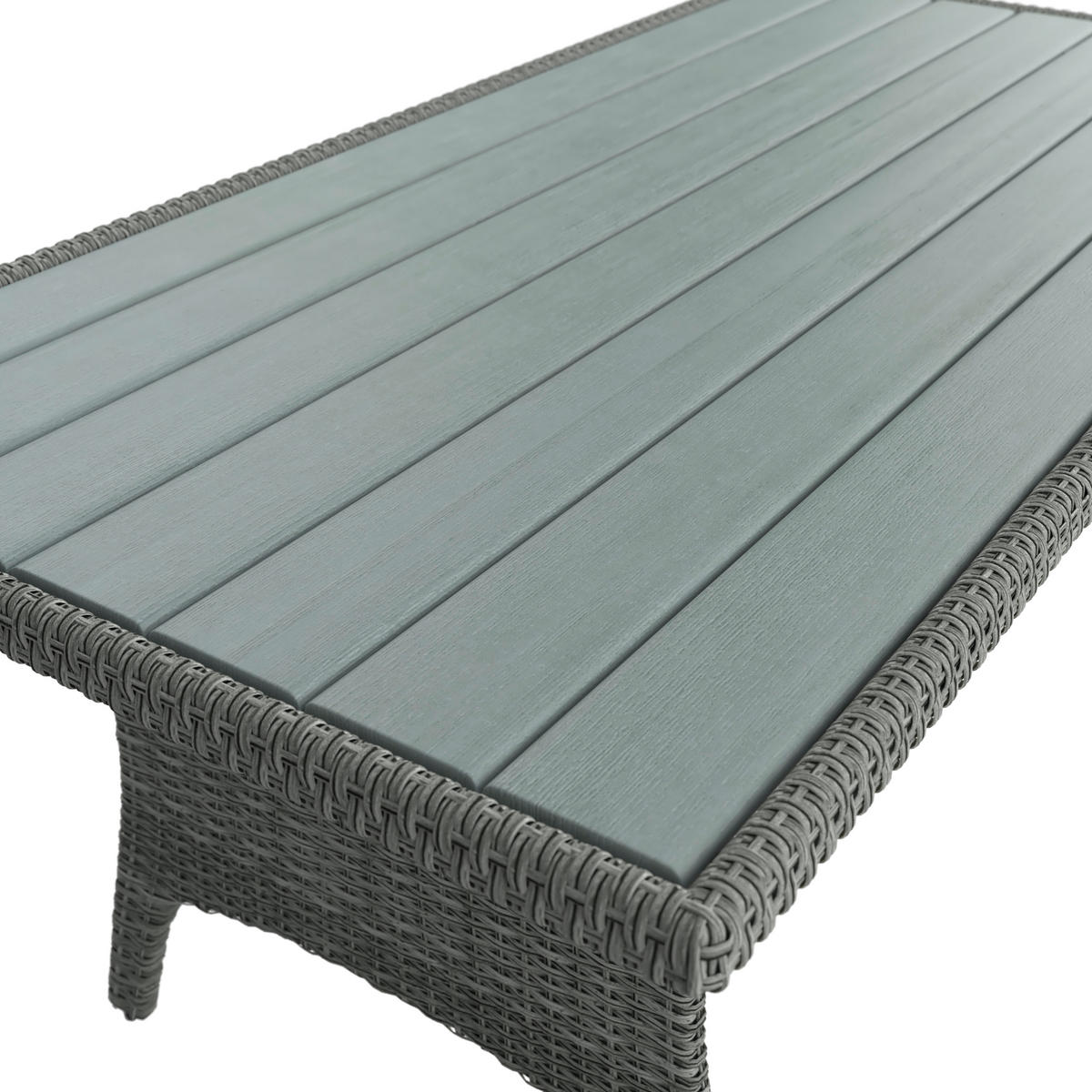 DINING-LOUNGESET 7-teilig  - Grau, MODERN, Kunststoff/Metall (78kg) - Ambia Garden