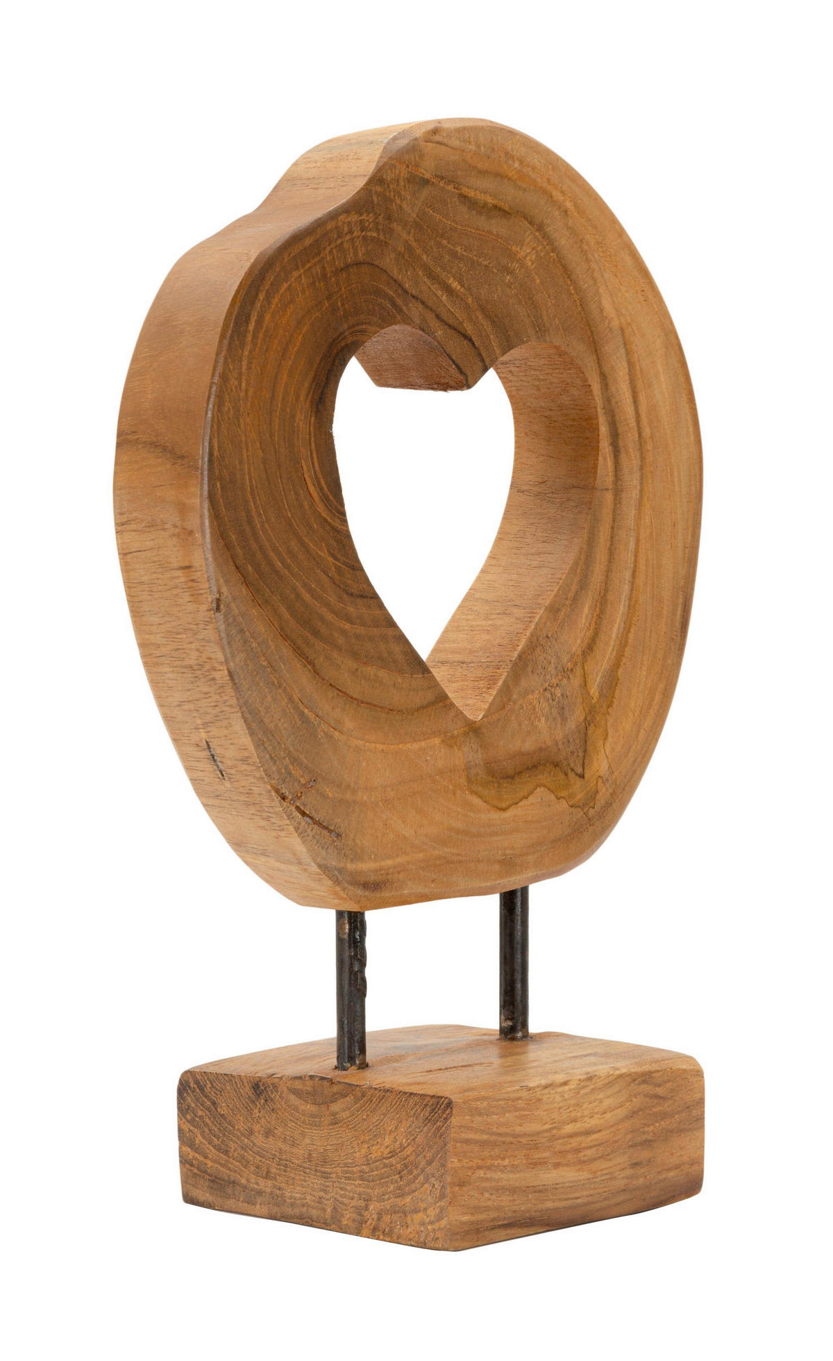 SKULPTUR - Braun, Basics, Holz (20/28/10cm)