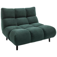 SESSEL in Feincord Grün  - Schwarz/Grün, Design, Holz/Textil (112/85/108cm) - Pure Home Lifestyle