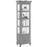 VITRINE in massiv Mangoholz Rot - Rot/Schwarz, Trend, Glas/Holz (48/164/33cm) - Ambia Home VITRINE in massiv Mangoholz Rot - Rot/Schwarz, Trend, Glas/Holz (48/164/33cm) - Ambia Home