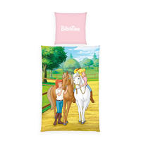 JUGENDBETTWÄSCHE Bibi und Tina Renforcé 135/200 cm  - Hellrosa/Multicolor, Design, Textil (135/200cm) - Herding