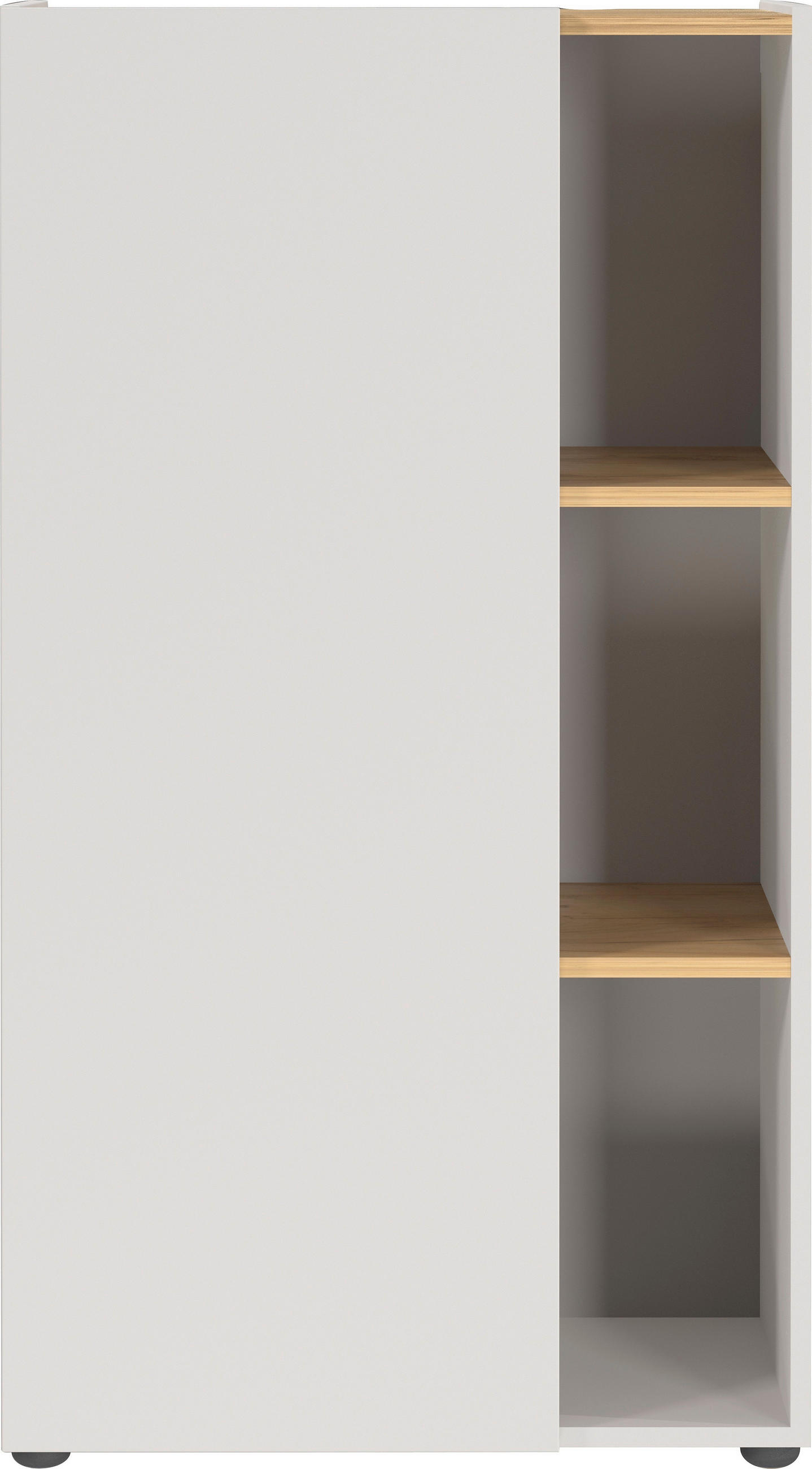 AKTENSCHRANK Eichefarben, Kaschmir  - Kaschmir/Eichefarben, Design, Holzwerkstoff (61/110/34cm) - Germania
