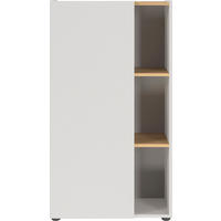 AKTENSCHRANK Eichefarben, Kaschmir  - Kaschmir/Eichefarben, Design, Holzwerkstoff (61/110/34cm) - Germania