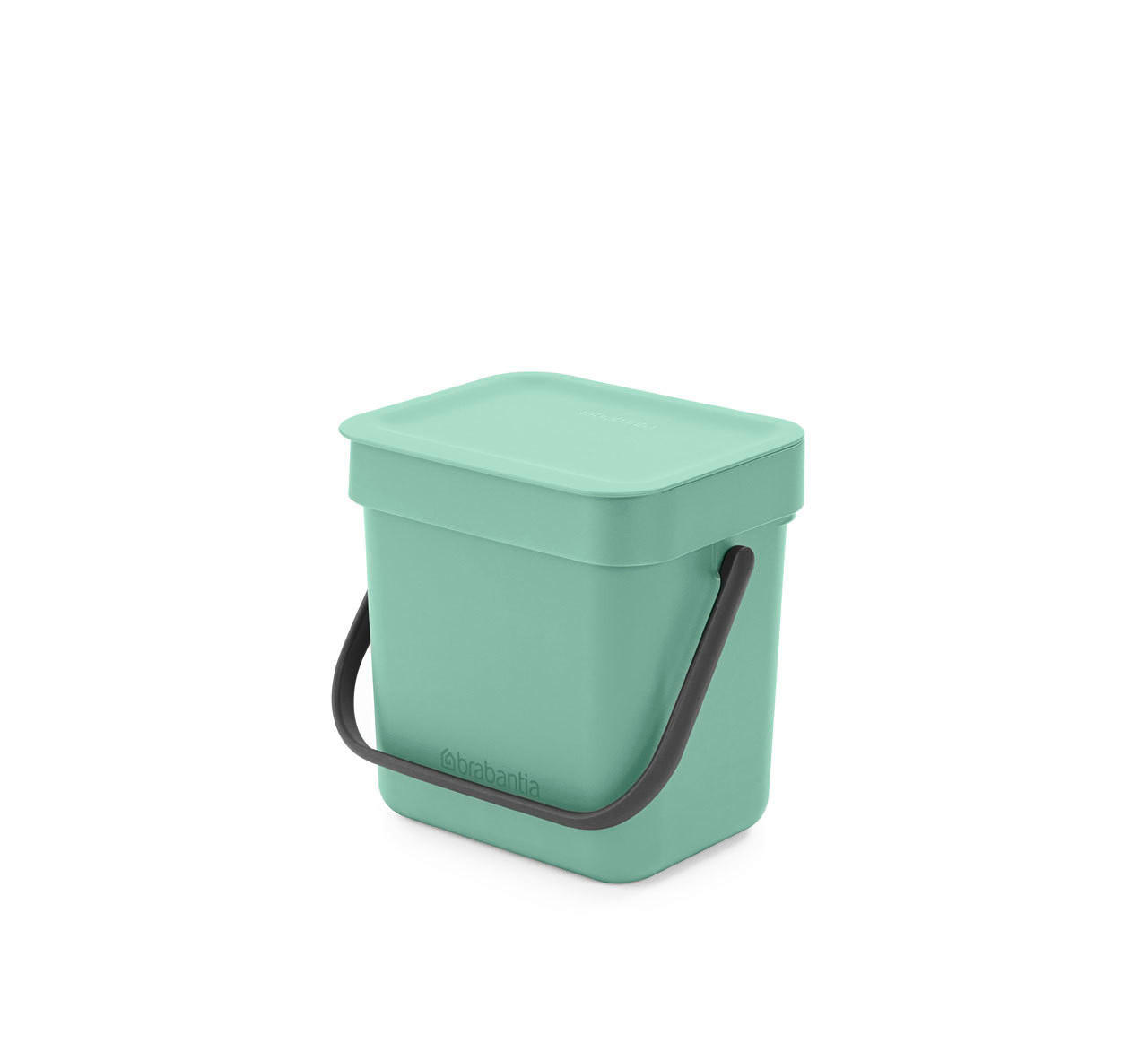 ABFALLEIMER SORT & GO 3 L  - Jadegrün, Basics, Kunststoff (18.8/18.1/13.9cm) - Brabantia