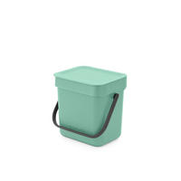 ABFALLEIMER SORT & GO 3 L  - Jadegrün, Basics, Kunststoff (18.8/18.1/13.9cm) - Brabantia