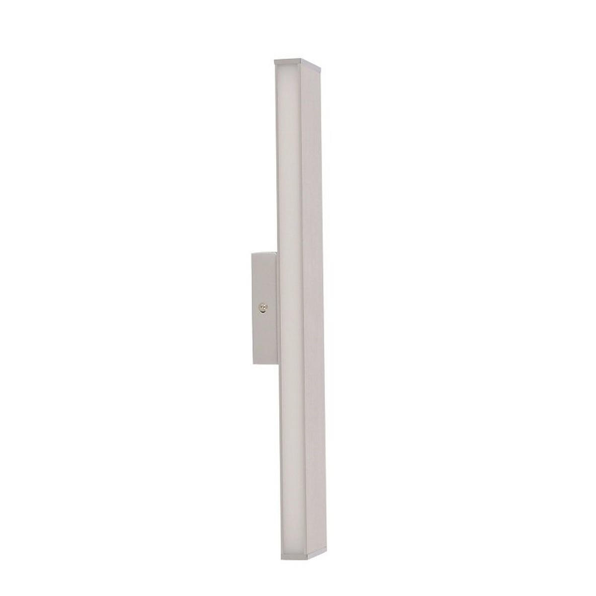 LED-WANDLEUCHTE 60/7/5 cm   - Chromfarben/Alufarben, Design, Kunststoff/Metall (60/7/5cm) - Näve