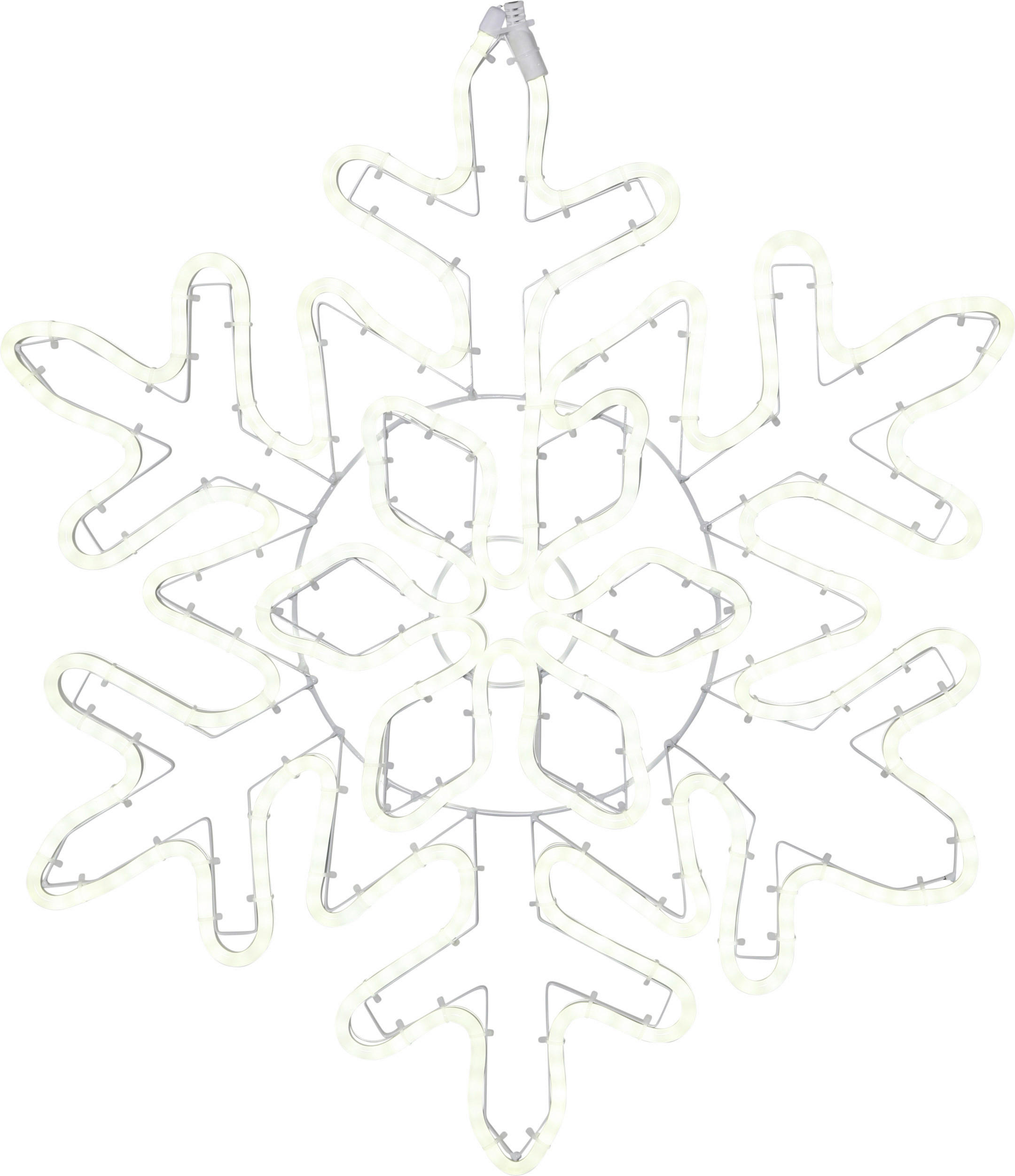 DEKOHÄNGER  - Weiß, Basics, Kunststoff/Metall (68cm) - Eglo