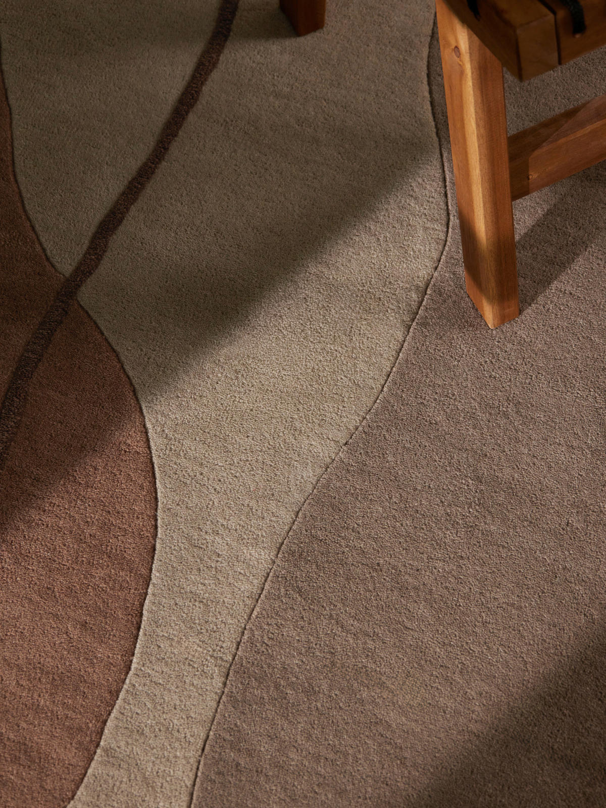 WOLLTEPPICH 120/170 cm Kollektion 1876 Muse Braun, Creme rechteckig  - Creme/Braun, Basics, Textil (120/170cm) - Villeroy & Boch