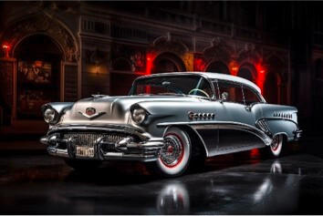 XXXL OBRAZ NA HLINÍKOVÉ DESCE, vozidla, 120/80/2 cm