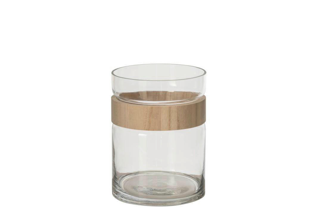 DEKOVASE  - Transparent/Naturfarben, Basics, Glas (15/15/20cm) - Ambia Home