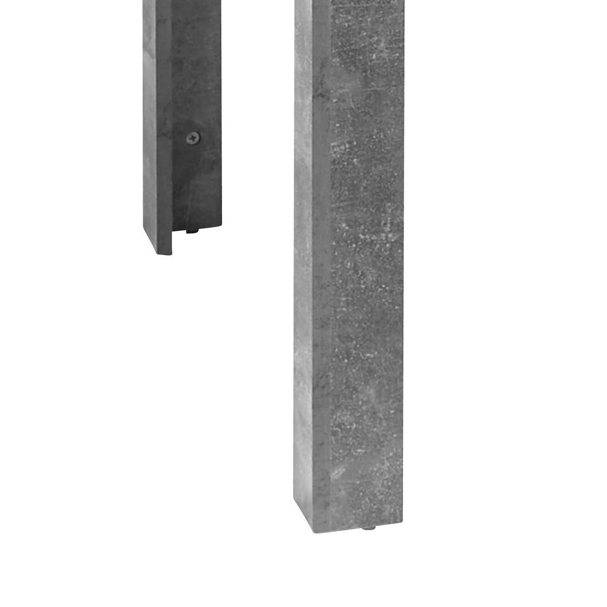 ESSTISCH in Holzwerkstoff 140/80/76 cm  - Weiss/Grau, Modern, Holzwerkstoff (140/80/76cm) - MID.YOU