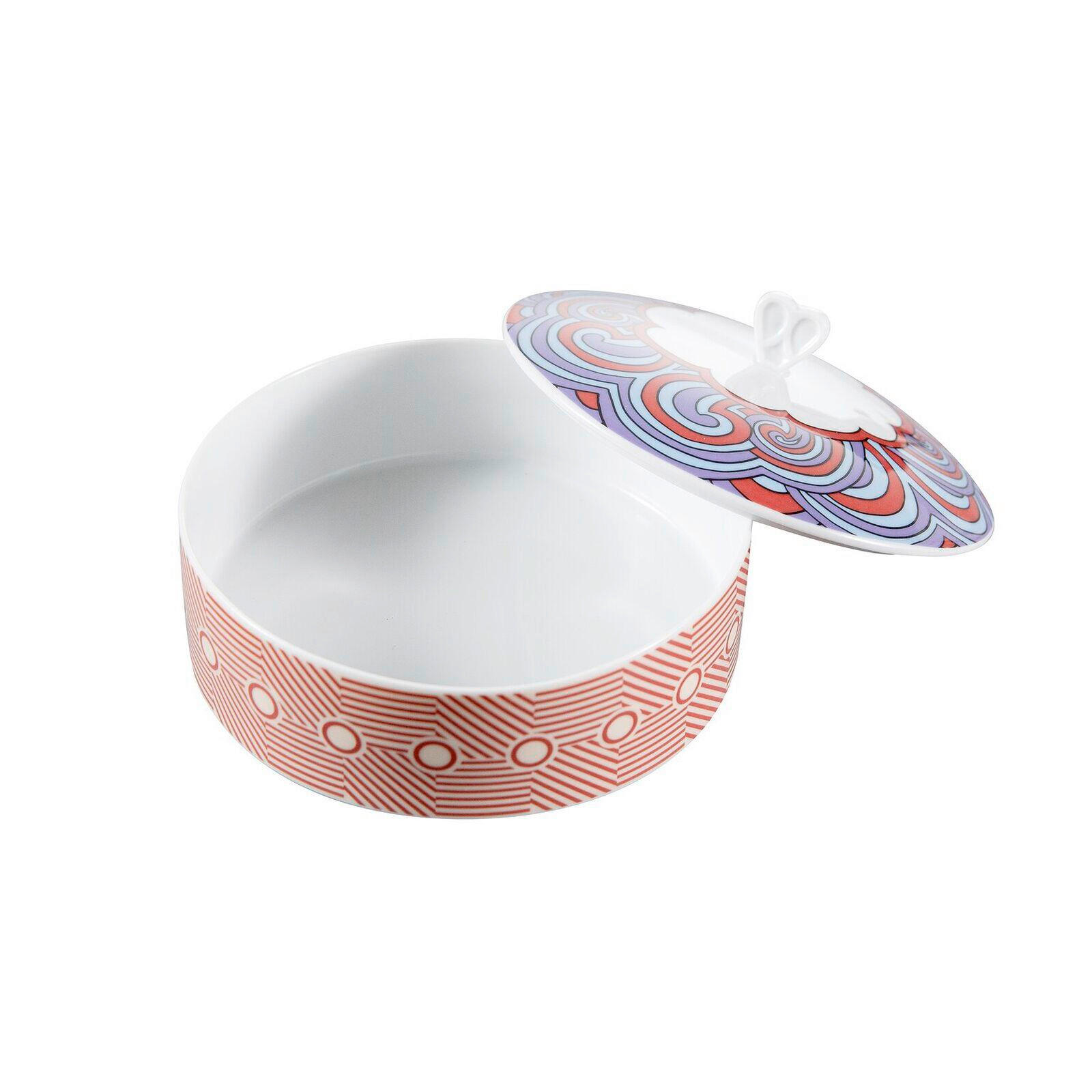 KUTIJA ZA POKLONE - bijela/plava, Basics, keramika (23/23/9cm) - Rosenthal