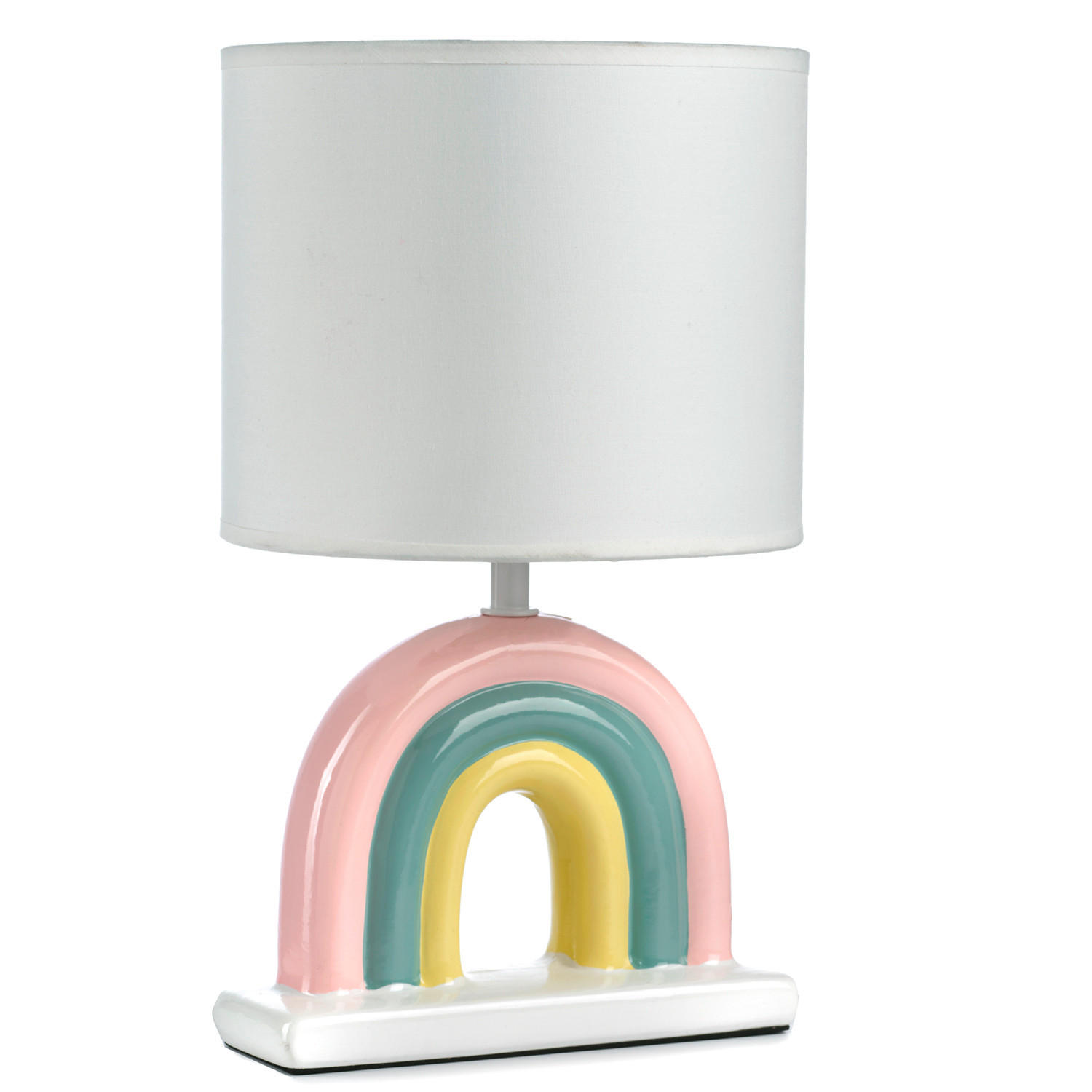 KINDERTISCHLEUCHTE RAYNBOW  - Multicolor/Weiß, Basics, Keramik/Kunststoff (19/32/32cm)