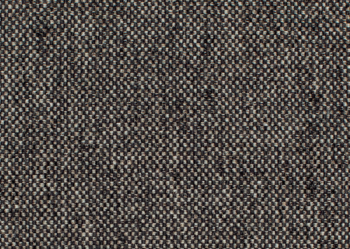 ECKSOFA Dunkelbraun Webstoff Rücken echt  - Dunkelbraun/Schwarz, Design, Kunststoff/Textil (290/171cm) - home24