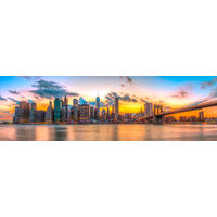 ACRYLGLASBILD Städte  - Multicolor, Basics, Kunststoff (50/180/1,70cm) - Euroart