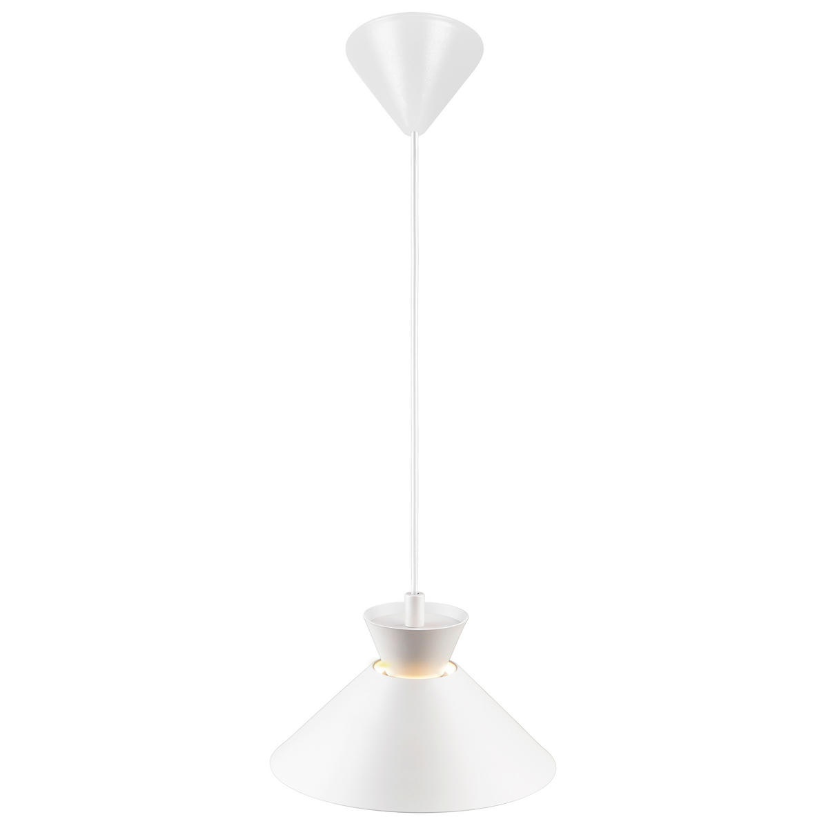 HÄNGELEUCHTE 25/13,5 cm  - Weiß, Design, Metall (25/13,5cm) - Nordlux
