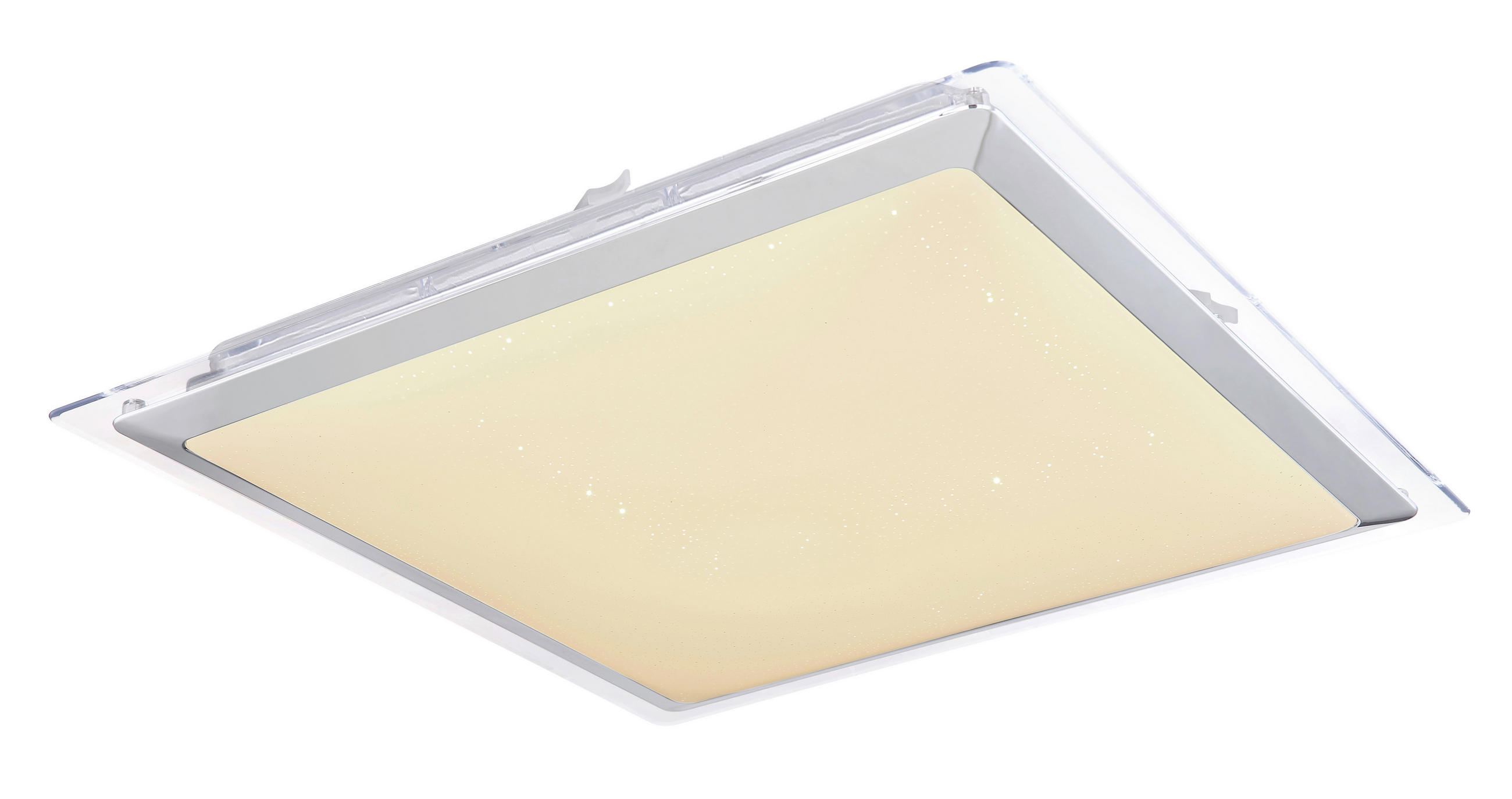 STROPNA LED-SVETILKA     3000-6000 K 230 V  - barve niklja/bela, Basics, kovina/umetna masa (55/55/8cm)