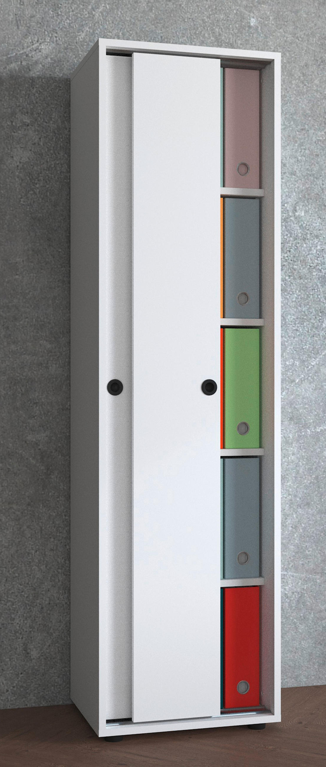 AKTENSCHRANK 49/168/38 cm  - Weiss, Design, Holzwerkstoff (49/168/38cm) - MID.YOU