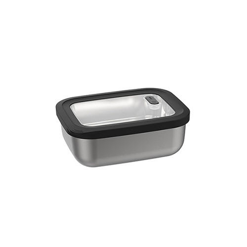 FRISCHHALTEDOSE PROVIDO 0,6 L  - Edelstahlfarben/Transparent, Basics, Kunststoff/Metall (12/5,9/15,6cm) - Gefu