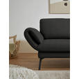 ECKSOFA  in Flachgewebe Anthrazit  255-365/175-224 cm  - Anthrazit/Schwarz, Design, Textil/Metall (255-365/175-224cm) - Dieter Knoll