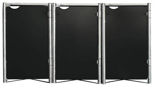 MÜLLTONNENBOX - Schwarz, Basics, Metall (209,1/115,2/80,7cm)
