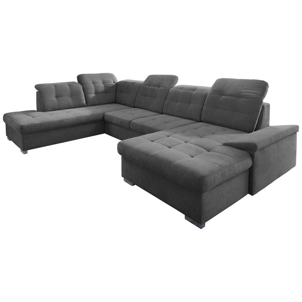 Wohnlandschaft Zira Mit Schlaffunktion Anthrazit