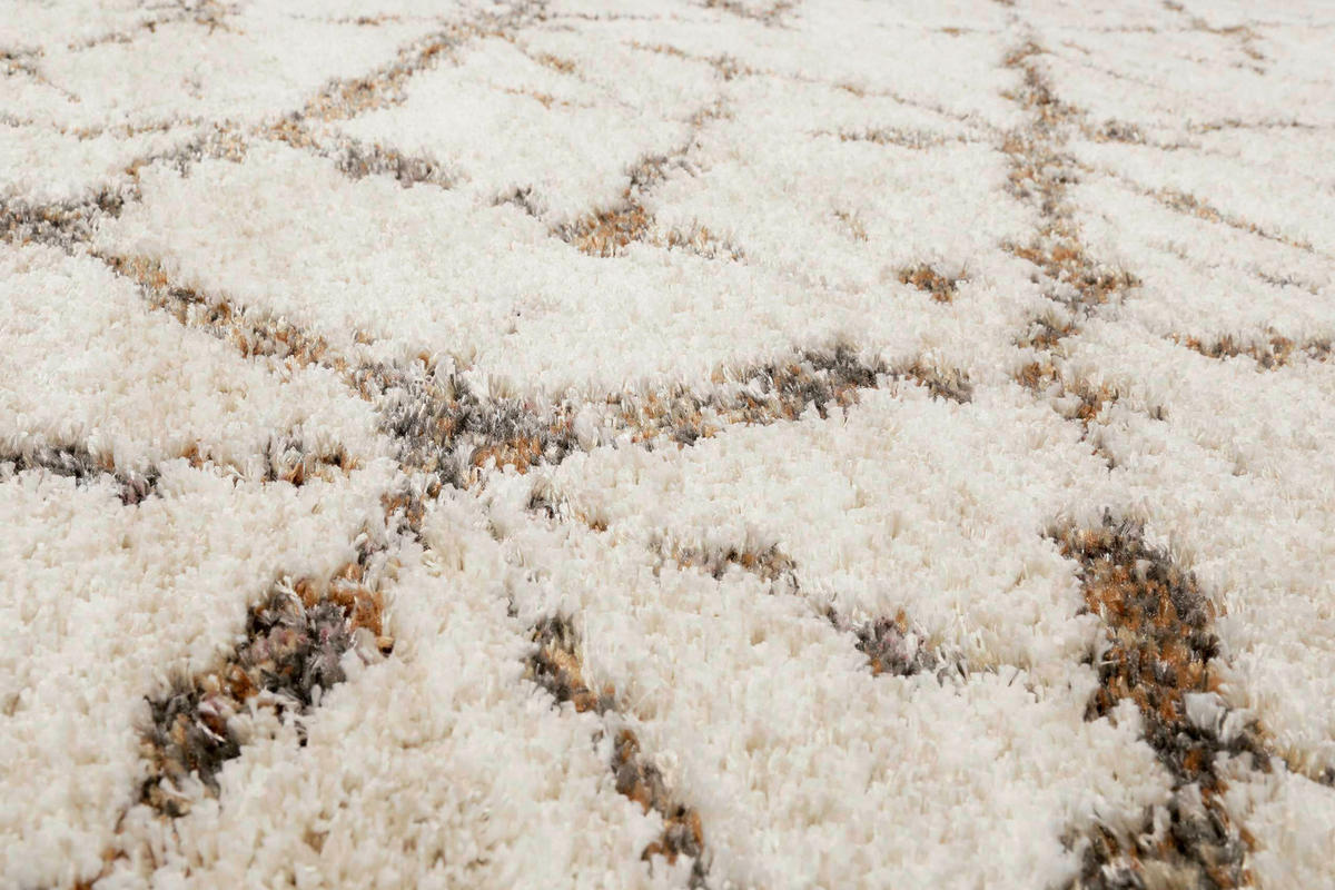 HOCHFLORTEPPICH 120/170 cm Ronja Creme, Grau, Terracotta  - Terracotta/Creme, Design, Textil (120/170cm) - Esprit