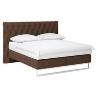 BOXSPRINGBETT 160/200 cm  in Braun  - Chromfarben/Braun, KONVENTIONELL, Textil/Metall (160/200cm) - Joop!