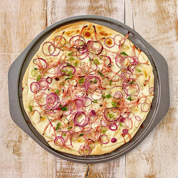 FLAMMKUCHENBLECH - Grau, Design, Metall (32cm) - Birkmann