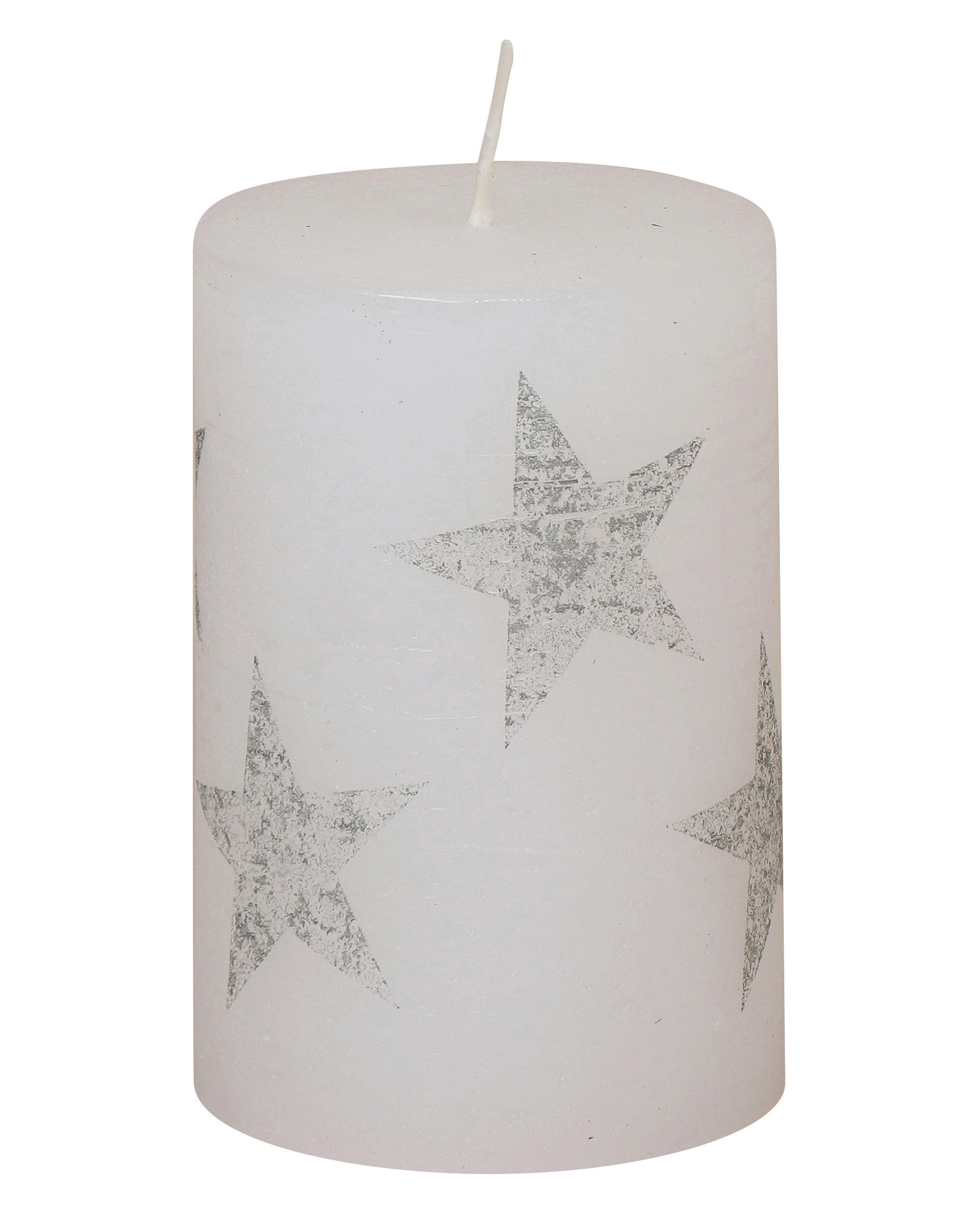 KERZE - Weiss, Basics, Paraffin (6,8/10,0cm)