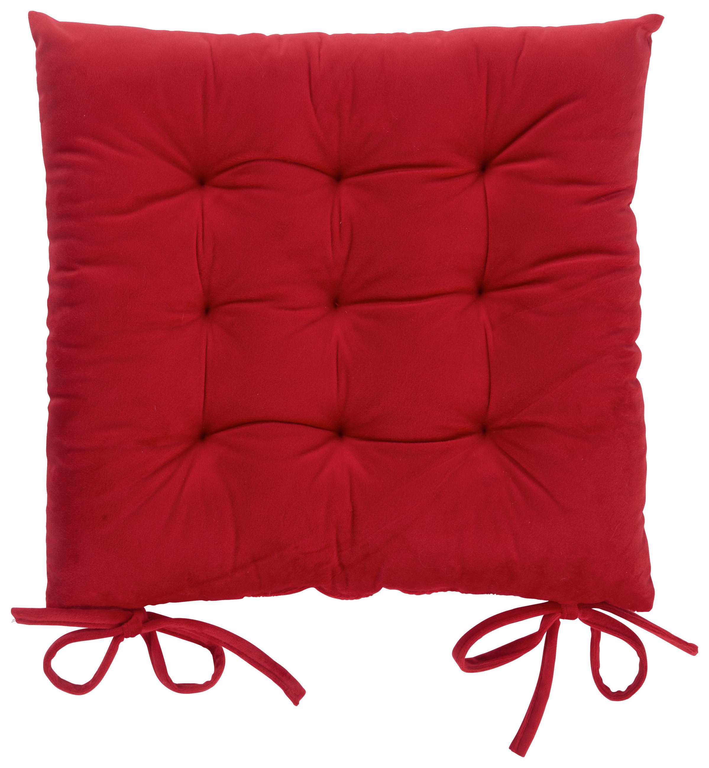 JASTUK ZA SEDENJE 40/40 cm    VIVIAN  - crvena, Osnovno, tekstil (40/40cm) - X-Mas