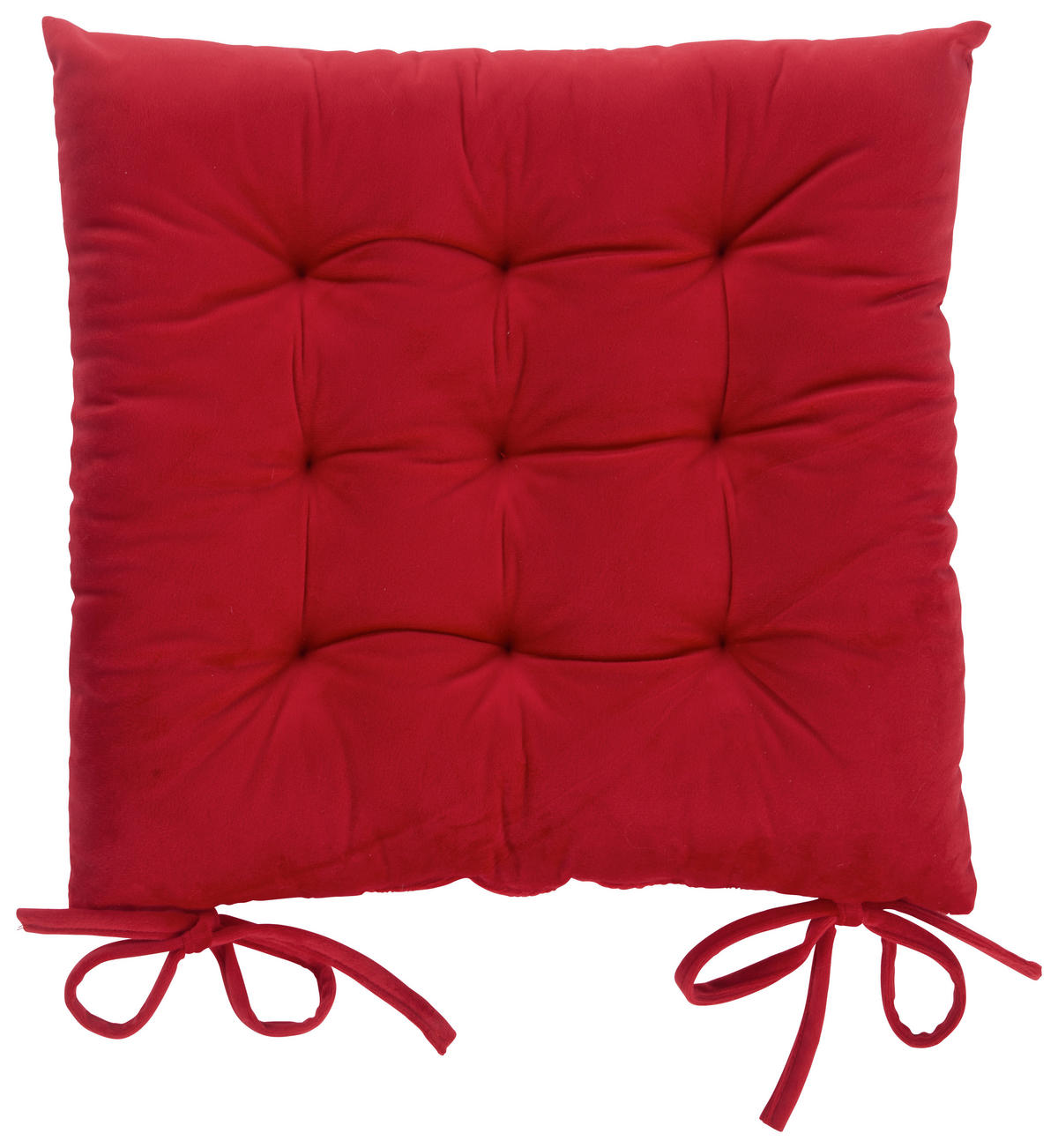 JASTUK ZA SEDENJE 40/40 cm    VIVIAN  - crvena, Osnovno, tekstil (40/40cm) - X-Mas