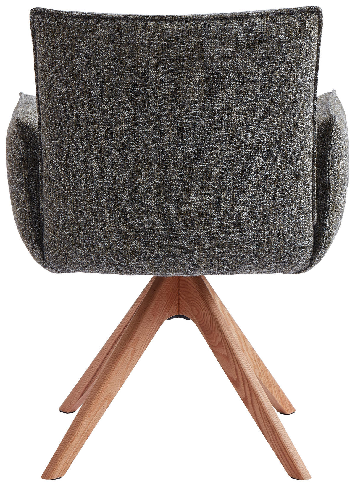 ARMLEHNSTUHL  in Webstoff  - Eichefarben/Grün, Design, Holz/Textil (63/63/82cm) - Novel