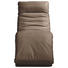 LIEGE Echtleder Taupe - Taupe/Chromfarben, Design, Leder/Metall (65/101/158cm) - Chilliano LIEGE Echtleder Taupe - Taupe/Chromfarben, Design, Leder/Metall (65/101/158cm) - Chilliano