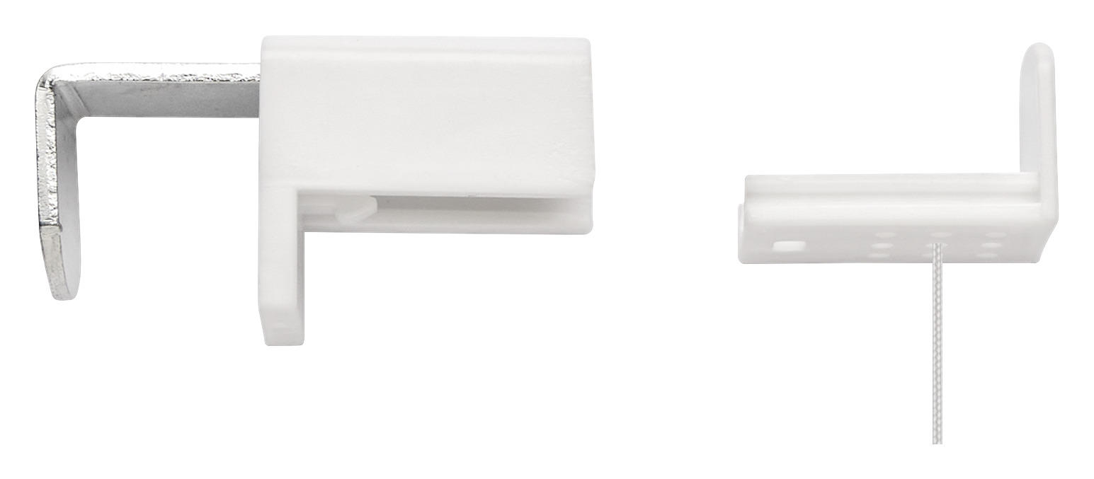 PLISSEE  halbtransparent   70/130 cm   - Weiß, Basics, Textil (70/130cm) - Boxxx
