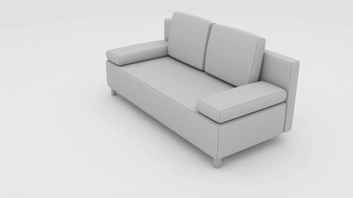 BOXSPRINGSOFA in Flachgewebe Taupe  - Taupe/Silberfarben, Design, Textil/Metall (202/96/105cm) - MID.YOU