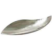 Bol Decorativ - culoare nichel, Basics, metal (35/12/8,5cm) - Ambia Home