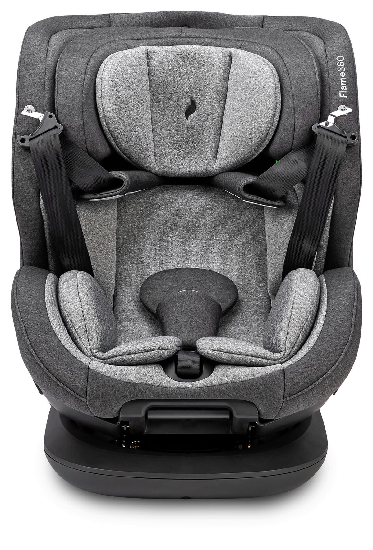 REBOARDER-KINDERSITZ FLAME360 ISOFIX  - Dunkelgrau/Hellgrau, Basics, Kunststoff/Textil (44/58/48cm) - Osann