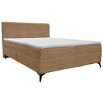 BOXBETT 140/200 cm  in Cognac  - Cognac/Schwarz, Design, Holz/Holzwerkstoff (140/200cm) - Xora