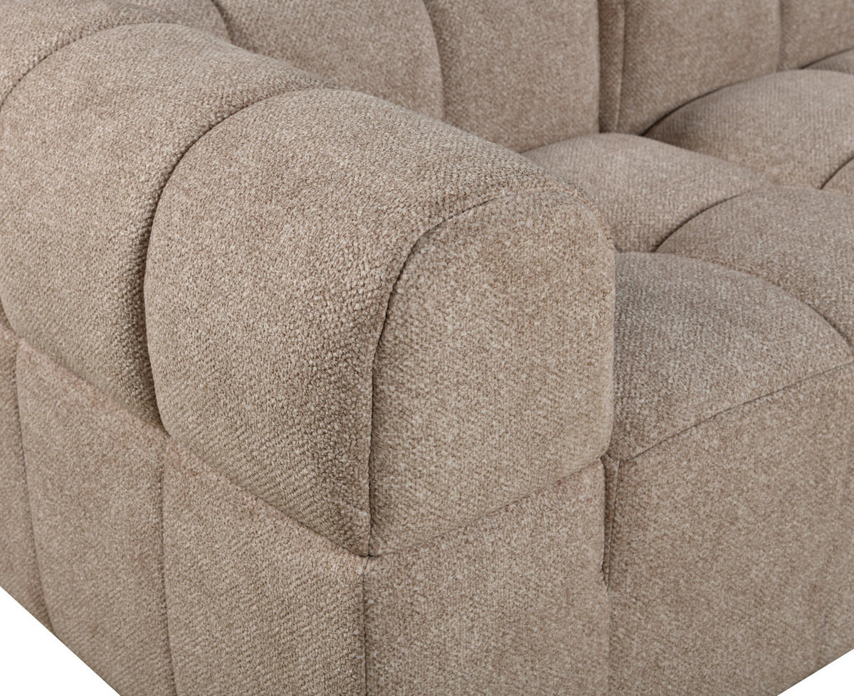 ECKELEMENT Struktur  - Beige/Schwarz, Design, Holz/Kunststoff (84/70/84cm) - MID.YOU